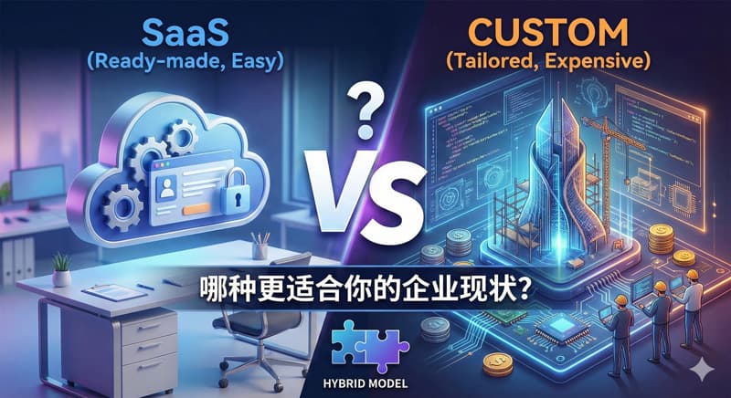 SaaS系统 vs 定制开发：哪种更适合你的企业现状？