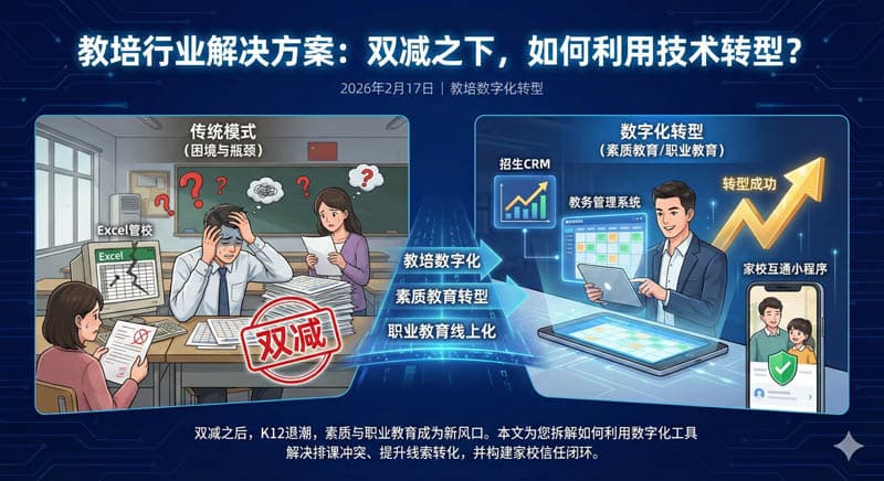 教培行业解决方案：双减之下，如何利用技术转型？